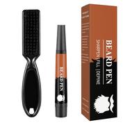 Beard Pencil, Beard Filler Pen, Facial Hair Styling Marker, Waterproof Smudge Resistant Design For Natural Looking Berd Line Enhancement, Grooming Makeup Tool Barber Salon Home Travel