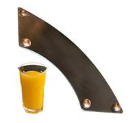 Beard Protector Mug Lid, Stainless Steel Mustache Shield Cover For Coffee Beer Or Wine Glasses, Portable Facial Hair Guard For Clean Drinking At Home Office Outdoor Or Gifting Occasions