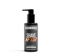 Beardburys Bálsamo After Shave para Hombres, Crema Calmante e Hidratante con Manteca de Karité, Aloe Vera y Vitamina E, Cuidado para Piel Sensible, Alivio Post-Afeitado, Vegano, Amber Midnight 150 ml.