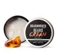 Beardburys Beard Cream | Crema Hidratante de Hombre para la Barba, Acondicionador Barba, Alivia Picores, Barba Suave y Sana con Vitamina E