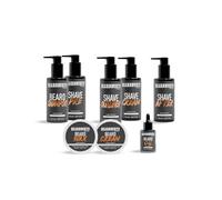 Beardburys Beard Ritual Barbershop A.M. - Kit Profesional Barba Completo para Barbería | Afeitado, Cuidado y Estilizado | Ritual Premium Amber Midnight