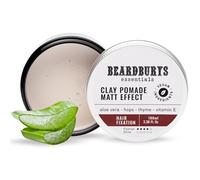 Beardburys Essentials Clay Pomade | Cera Pelo Hombre Mate, Fijación Alta y Acabado Mate, Sin residuos Natural y Vegana - 100ml