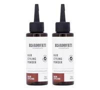 Beardburys Essentials Hair Styling Powder | Polvo Volumen Pelo Hombre, Texturizador, Efecto Mate, Levanta la Raíz, Polvo Voluminizador, Vegano. Da Volumen y Cuida tu pelo - Pack 2 Uds 16gr x 2