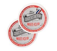 Beardburys Matt Clay | Cera para el Pelo con Fijación Alta, Acabado Mate, No deja residuos - (Pack 2 Unidades)