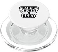 Bearded Chubby & Sexy Funny Beard Lover Gift Ide PopSockets PopGrip para MagSafe
