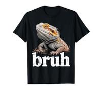 Bearded Dragon Bruh Funny Lizard Pet Reptile Humor Camiseta