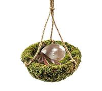 Bearded Dragon Climbing Hammock - 6-Inch Hangable Reptile Enrichment Nest | Water Retaining Climbing Toy | Lizard Hammock - Bearded Dragon Chameleon Gecko Terrarium