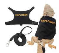 Bearded Dragon Clothes, Reptile Costume, Cloth Adjustable Pet Outfit, Soft Comfortable Fabric, Lightweight Breathable Design, For Small To Medium Bearded Dragons, (25g)