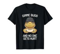 Bearded Dragon Funny Beardie Reptile Gimme Bugs Men Women Camiseta