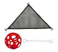 Bearded Dragon Hammock,Bearded Dragon Hammocks,Lizard Lounger Reptile Tank Hanging Plants Climbing Jungle Vines Flexible Leaves Decorations For Lizards, Snake Lounger With Ball | Gecko Hammock | For L