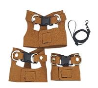Bearded Dragon Harness, Leash Set Escape, 4.72x4.72in Proof Lizard Traction Strap, Comfortable Reptile Amphibian Harness for Crested Geckos, Lizardos, Safe Outdoor Exploration