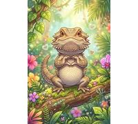 Bearded Dragon Journal - Cute Heart Hands Cover: Part of the Reptile & Amphibian Collection • Lined Notebook for Kids, Teens & Adults