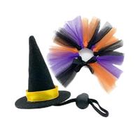 Bearded Dragon Outfits, Bearded Dragon Witch Hats & Skirts, Reptile Apparel, Witch Inspired Outfit, Pet Supplies for Amphibian, Chick, Snake, Turtle, Gecko, Hedgehog, 2.28x2.28x3.35 Inches