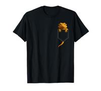 Bearded Dragon Pocket Cute Exotic Lizard Reptile Pet Lover Camiseta