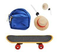 Bearded Dragon Toys - Conjunto de tabla de montar en lagarto a pequeña escala, equipo de transporte decorativo de ajuste flexible, aparato de diversión interactivo reptiliano | Para exploración