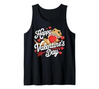Bearded Dragon Valentine's Day Lover Saint Valentine Camiseta sin Mangas