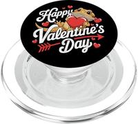 Bearded Dragon Valentine's Day Lover Saint Valentine PopSockets PopGrip para MagSafe