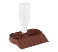 Bearded Dragon Water Bowl, Automatic Reptile Feeder, 2-in-1 Food and Dispenser, Large Capacity Feeding Dish for Bearded Dragons, Lizards, Geckos, 7.28x5.63x7.87 Inches
