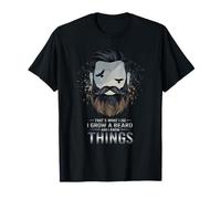 Bearded Men That’s What I Do I Grow a Beard and Know Things Camiseta