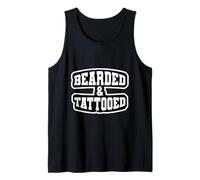 Bearded & Tattooed Bold Style for the Modern Beard Camiseta sin Mangas