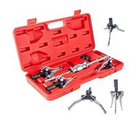 Bearing Puller Kit, Inner Outer Separator Tool Set, Red Color, Sturdy Steel Construction, Universals Compatibility, Gear Disassembly Accessories for Professionals Beginners