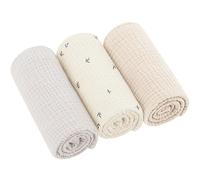 Bearmoss Paños de muselina para bebé, 100% algodón, suaves, transpirables y extremadamente absorbentes, para paños de gasa absorbentes, 3 unidades de 60 x 60 cm (capullo de árbol)