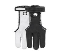 BEARPAW PRODUCTS Dynamic - Guante de tiro (protección y comodidad, drenaje preciso y protección para los dedos para el tiro con arco y entrenamiento seguro con arco (negro/talla L)