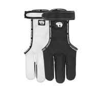 BEARPAW PRODUCTS Dynamic - Guante de tiro (protección y comodidad, drenaje preciso y protección para los dedos para el tiro con arco y entrenamiento seguro con arco (negro/talla M)