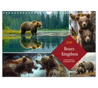 Bears Kingdom (Wall Calendar 2026 DIN A4 landscape), CALVENDO 12 Month Wall Calendar: Witness the life of the majestic kings of the forest