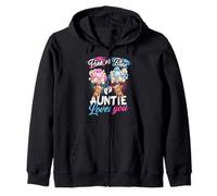 Bears Pink Or Blue Auntie Loves You Revelación de género Sudadera con Capucha