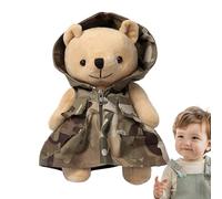 Bears Rellenos Peluches - Juguete De Animal De Fantasía, Figura De Blandos | Animal De Peluche Portátil Cuddly, Muñeca De Peluche Coleccionable Portátil, Juego Imaginativo Presente, Adorno Deco
