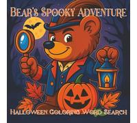 Bear's Spooky Adventure - Halloween Coloring Word Search