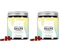 BEARS WITH BENEFITS® Bootylicious Shape Vitamins with Collagen & OPC Gummi Bears - Sugar Free & Made in Germany - Only 4 Bears Daily (Paquete de 2)