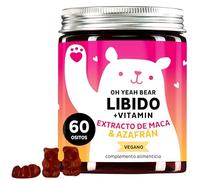 Bears with Benefits - Energía y vitalidad - Potenciador de la libido vegano con altas dosis de maca, selenio y zinc - Oh Yeah Bear