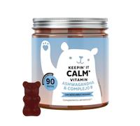 Bears with Benefits - Gominolas Ashwagandha - Estrés & Relax - 90 unidades | Keepin' It Calm - Ashwagandha, L-Teanina, Vitamina B1, B2, B6, B12 - Cura de 3 meses - Sin Azúcar, Vegano