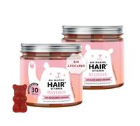 Bears with Benefits - Gominolas Biotina Ah-mazing Hair Vitamin para el cabello, uñas y piel - 10.000µg de Biotina, Zinc, Vitaminas B, C, E e Yodo - 30x2 unidades (2 meses)