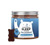 Bears with Benefits - Gominolas Melatonina 1mg - Sueño - 30 unidades | Super Snooze Sleep Vitamin - Melatonina y Vitamina B6 - Cura de 1 mes - Sin Azúcar, Vegano