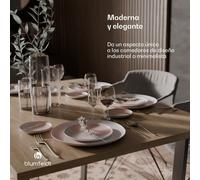 blumfeldt Bearsdon Tablero de Mesa - Madera Duradera, 120×80 cm, Resistente a Arañazos y Calor, Ideal para Comedor - Acabado Moderno en Pino, Interiores Industriales y Minimalistas