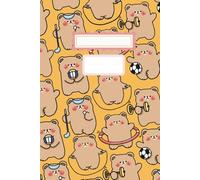 Beary Fit - Light Orange Pastel Gym Bear Notebook: Silly sporty bear design in peachy tones - ideal pastel gift for fitness fans and playful planners