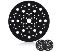 BEASAFY 2 protectores de disco de lijado de 150 mm de diámetro, 70 orificios con cierre de , almohadillas protectoras para lijadora excéntrica Mirka, accesorios para proteger platos de lijado con