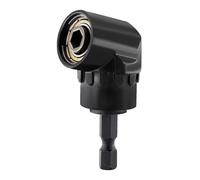 BEASAFY Adaptador de destornillador angular de 105°, broca de ángulo recto, broca hexagonal de 1/4 pulgadas, accesorio de ángulo magnético para destornillador inalámbrico, accesorio de taladro angular