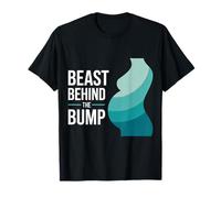 Beast Behind The Bump Padre Padre Marido bebé - Camiseta