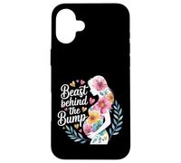 Beast Behind The Bump Padre Padre Marido bebé - Carcasa para iPhone 16 Plus