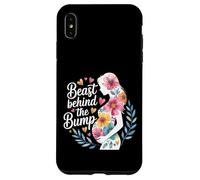 Beast Behind The Bump Padre Padre Marido bebé - Carcasa para iPhone XS MAX