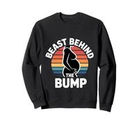 Beast Behind The Bump Padre Padre Marido bebé |- Sudadera