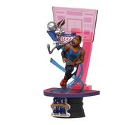 Figura de acción coleccionable de Beast Kingdom Space Jam Bugs Bunny y Lebron Ja