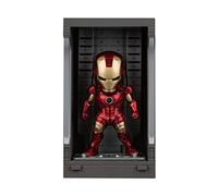 Beast Kingdom Toys Figura Hall of Armor Iron Man Mark VII 8 cm. Iron Man 3 Mini Egg Attack. con luz