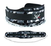 Beast Rage Cinturón Lastre Dominadas Inmersión,Cinturon Lastre Gym, Cadena Para Levantamiento De Pesas, Cinturón De Inmersión Para Hombres Y Mujeres, Culturismo (Camo)