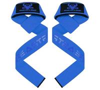 BEAST RAGE Correas de levantamiento de pesas para hombres y mujeres, musculación, rendimiento, entrenamiento, gimnasio, levantamiento de potencia, culturismo, ejercicio de gimnasio (azul marino)