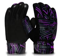 BEAST RAGE Guantes de portero juvenil para niños y niñas, guantes de portero de fútbol, antideslizantes, 3 + 3 mm, palma con agarre Dumbo, agarre extra, doble correa de muñeca, malla transpirable